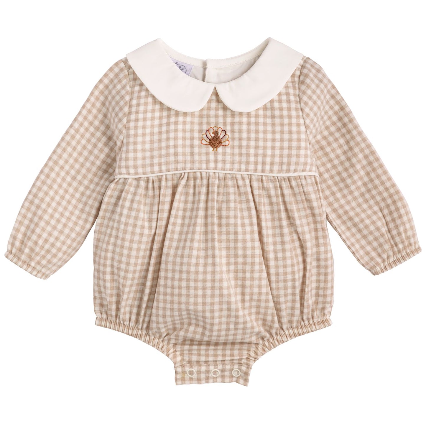 Boy’s Gingham Turkey Bubble