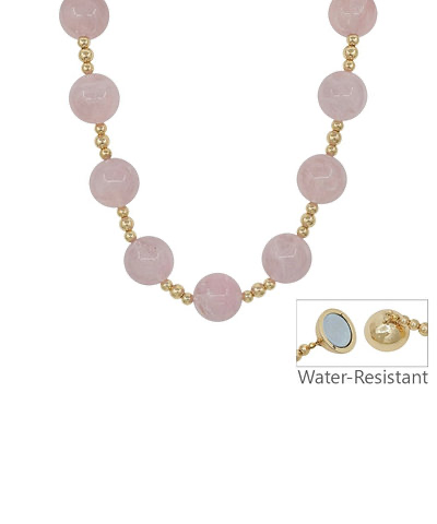 Sophie Beaded Necklace, Pink