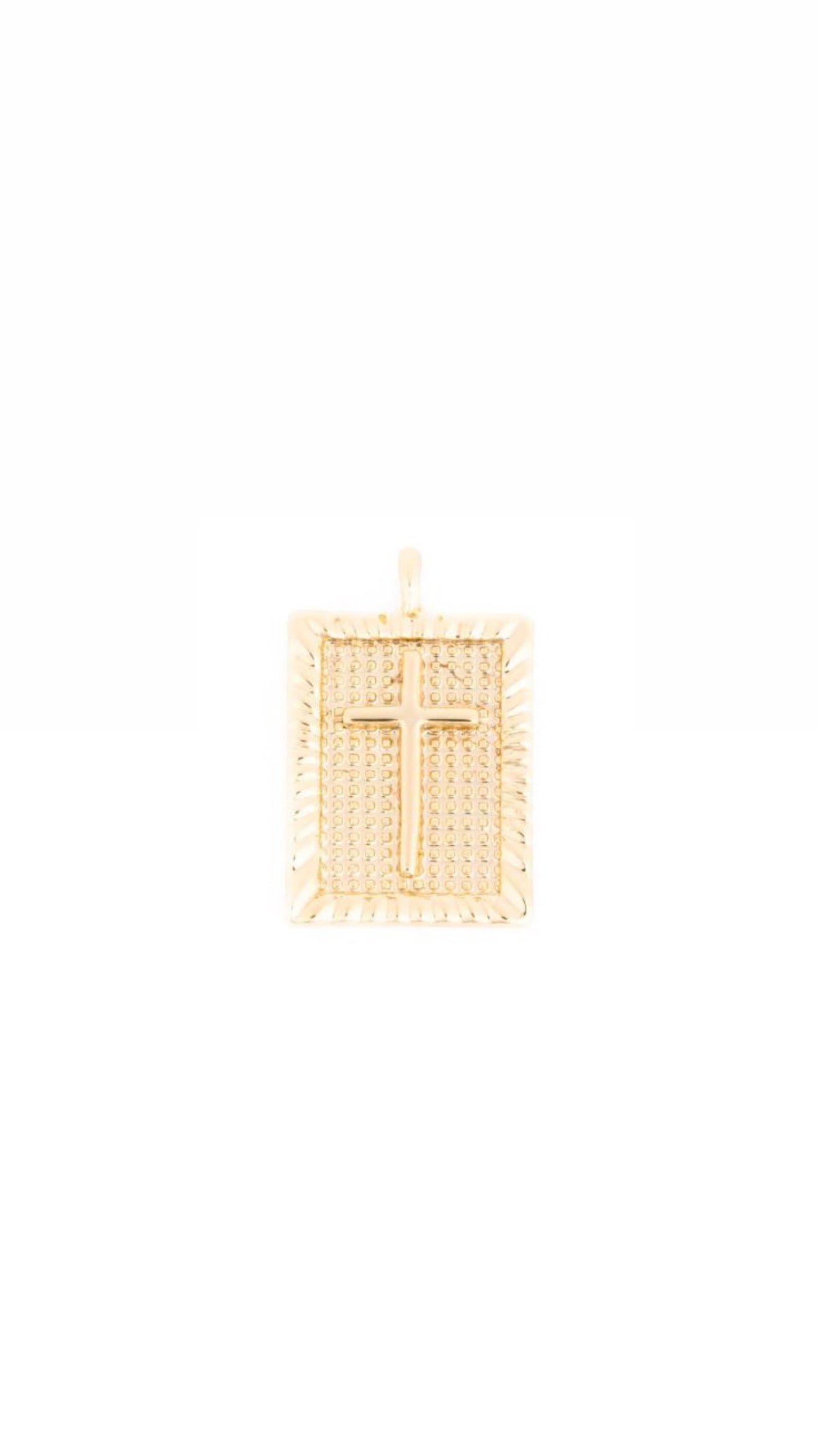 Luxe Charm Cross Tag