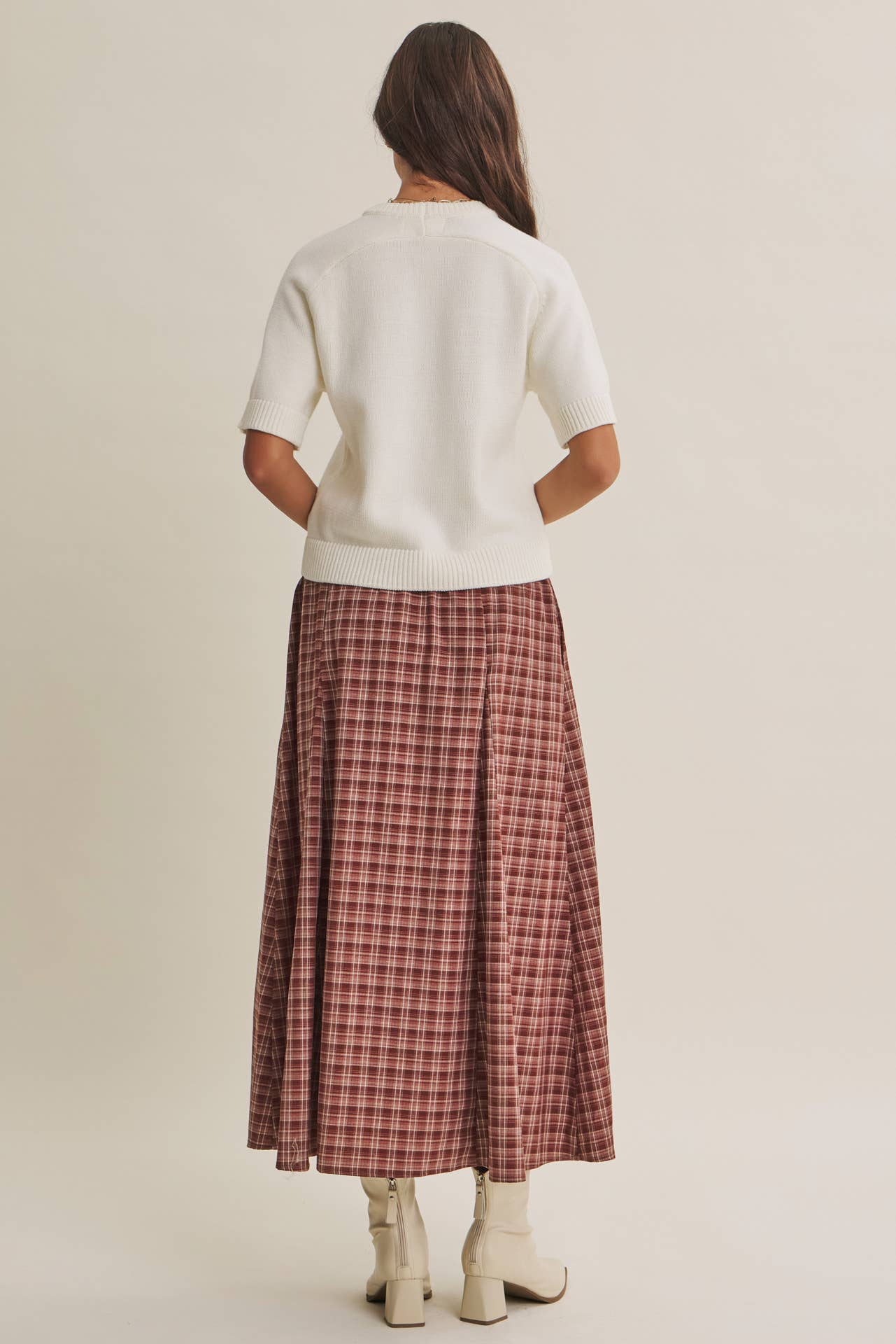 MARILYN SOFT SWEATER TOP, IVORY