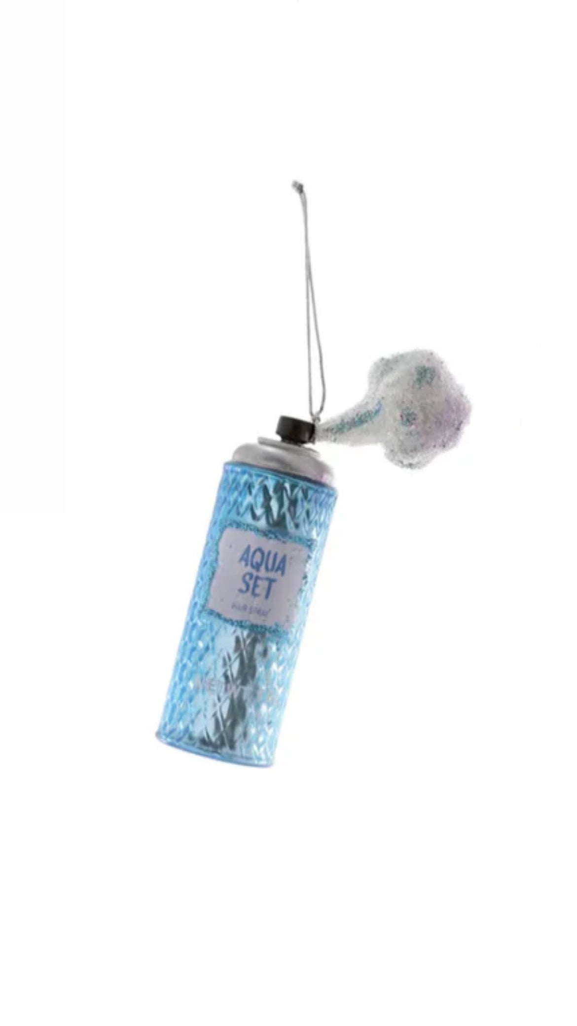 Hairspray Ornament, Blue