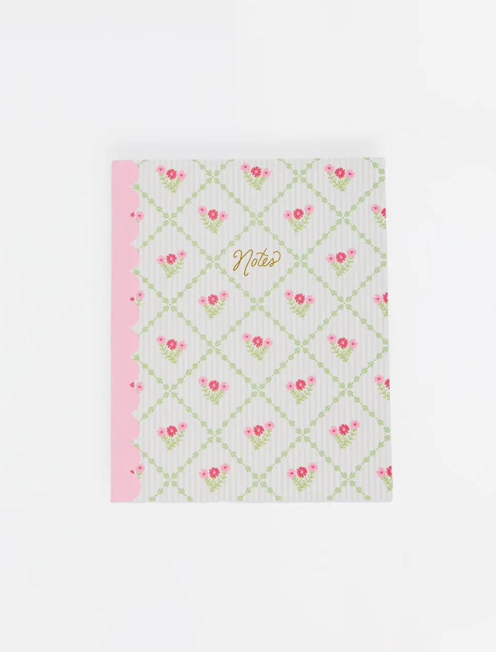 Scallop Notebook, Cottage Trellis