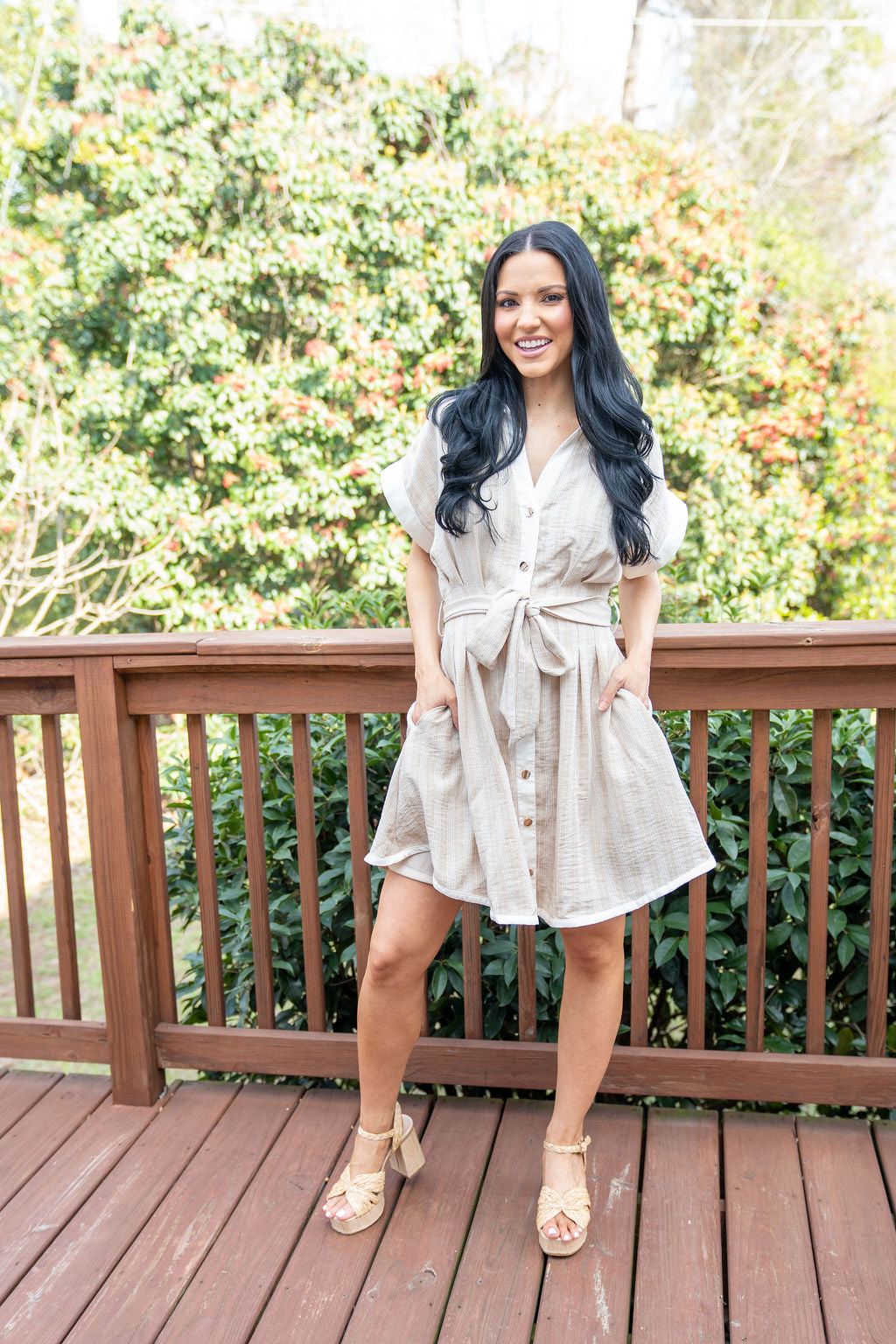 Sandbar Breeze Tie Waist Dress