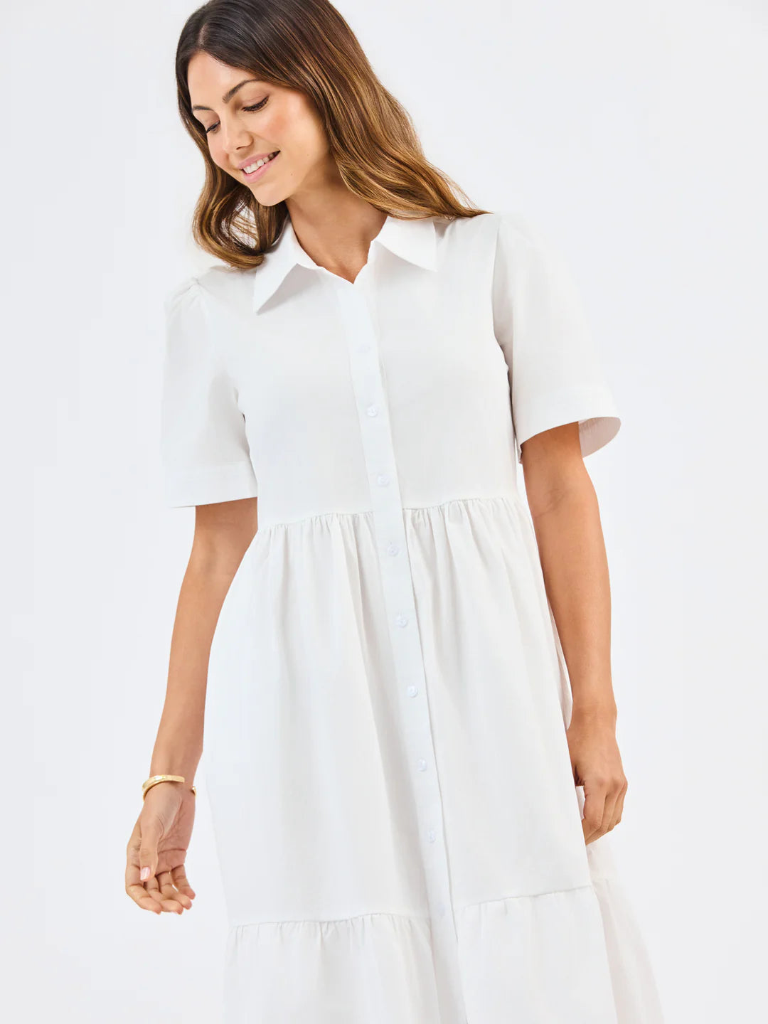 Jema Midi Dress, White