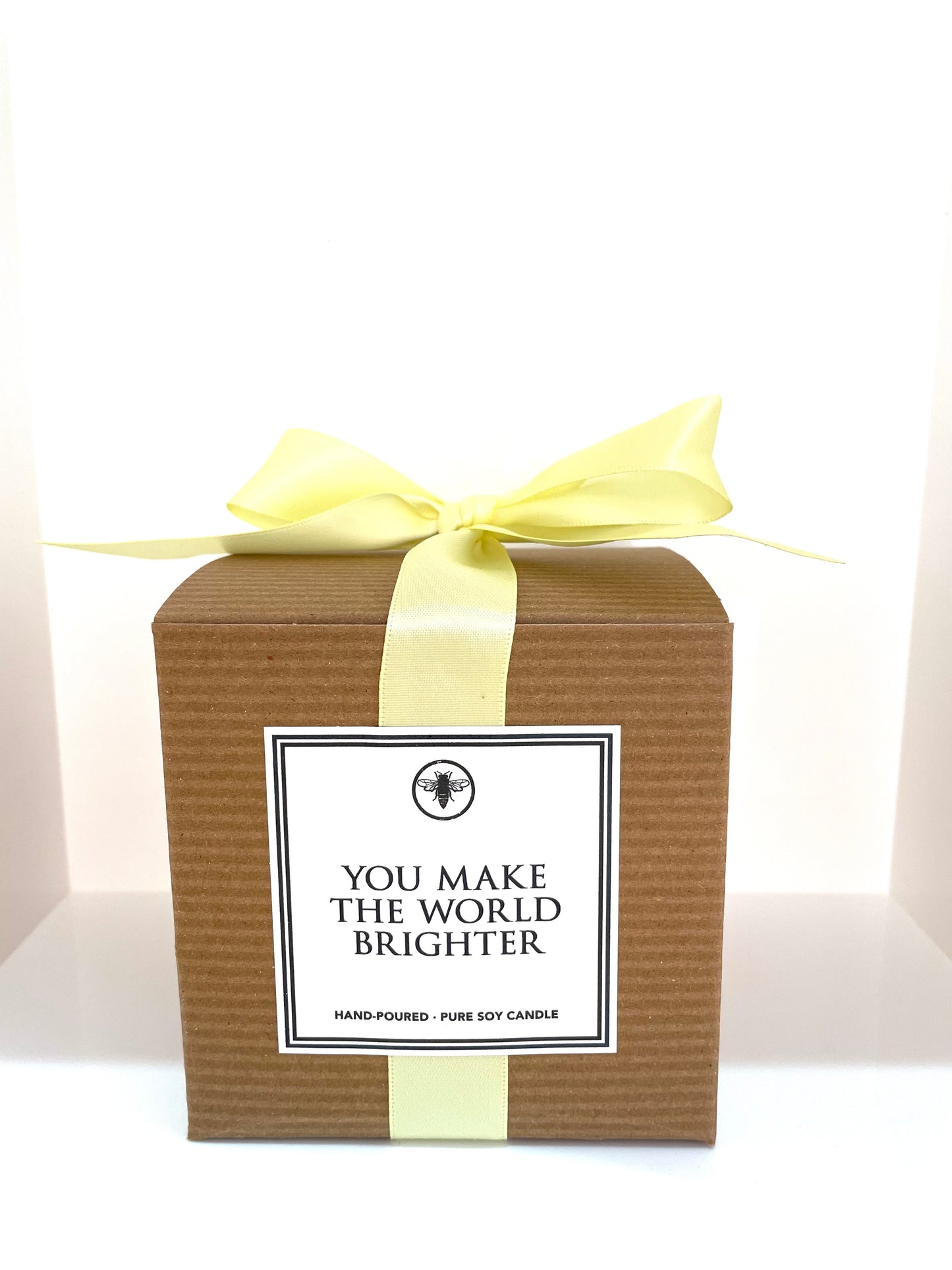 You Make The World Brighter Large Boxed Candle