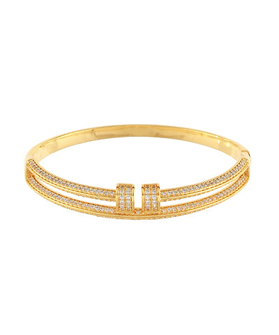 Pave Crystal Bangle Bracelet