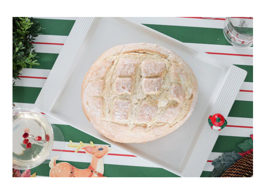 Pinstripe Rectangle Platter