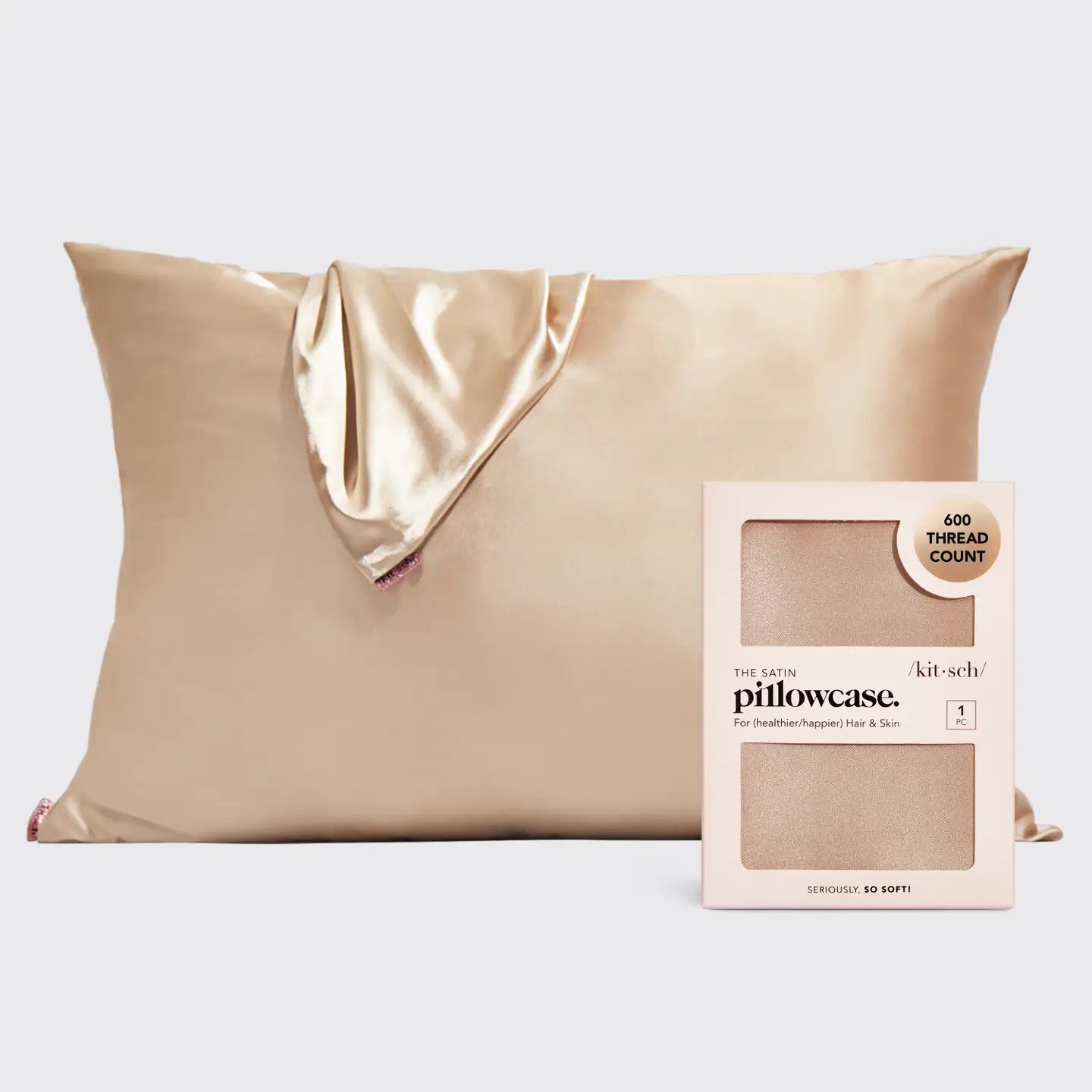 Satin Pillowcase, Champagne