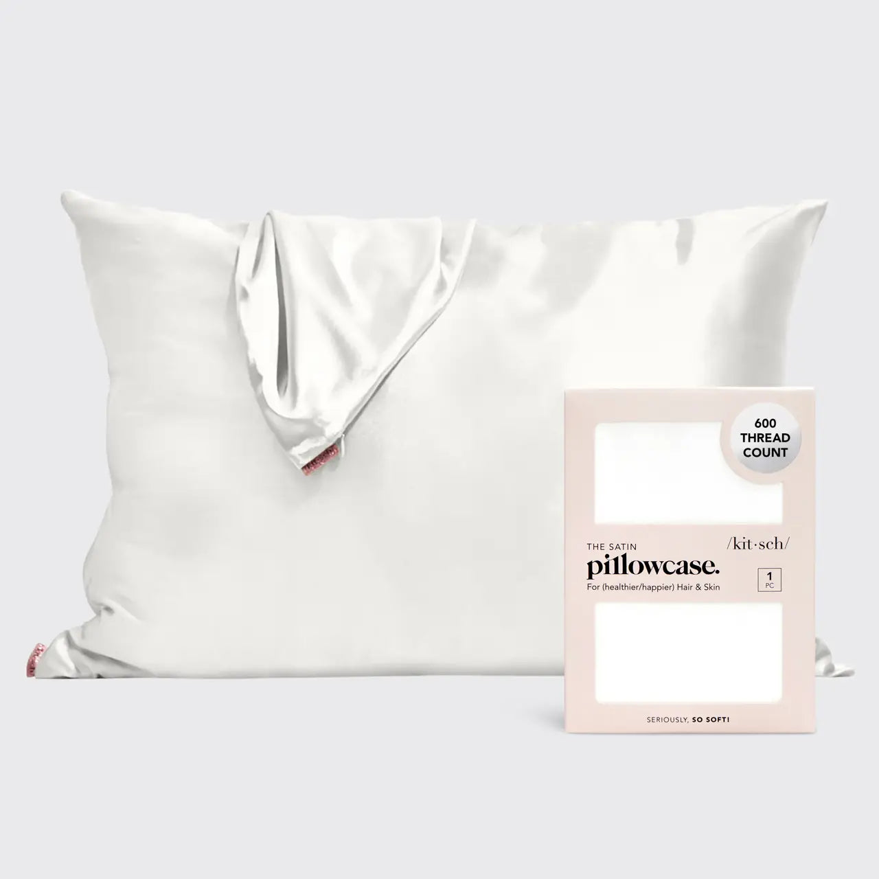 Satin Pillowcase, Ivory