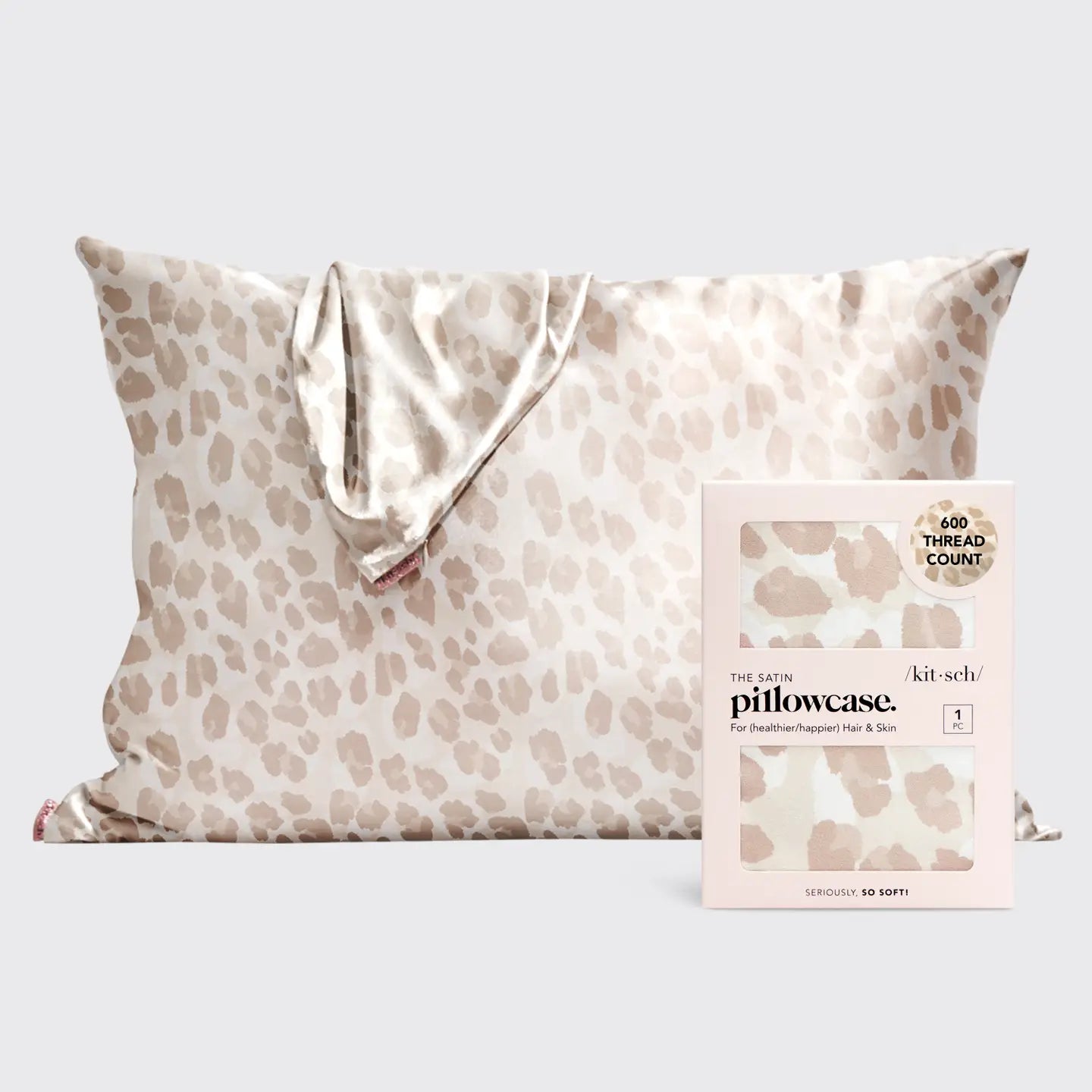 Satin Pillowcase, Leopard