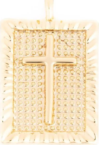 Luxe Charm Cross Tag