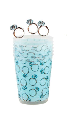 Ring Party Cup and Stirrer Set