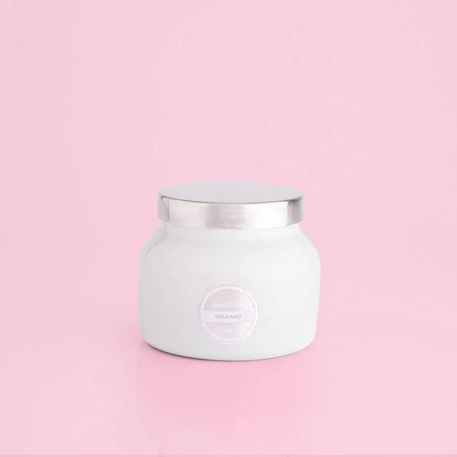 Volcano 8oz Petite Jar, White