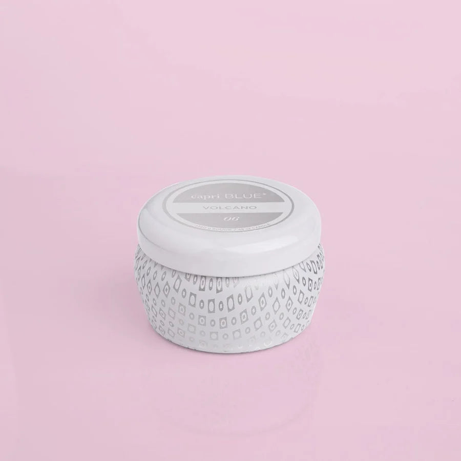 Volcano Mini Tin, White