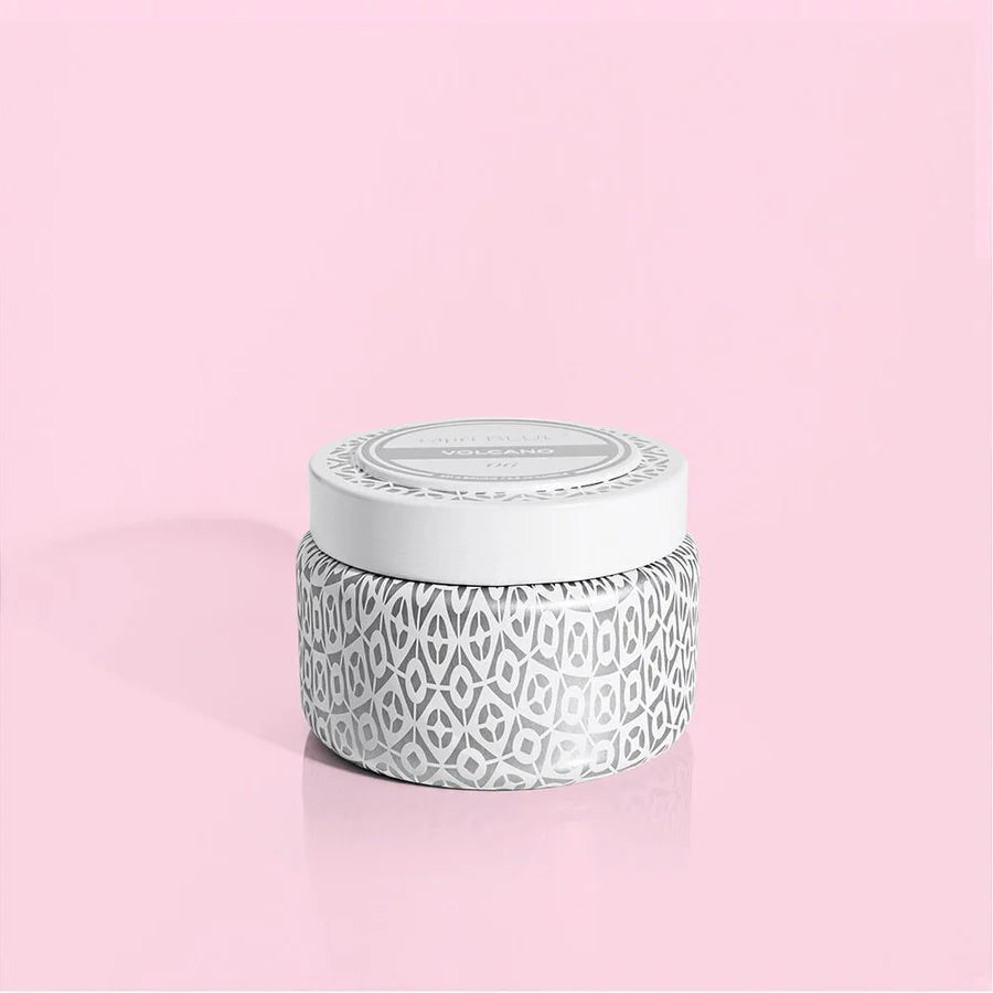 Volcano White Travel Tin 8.5oz