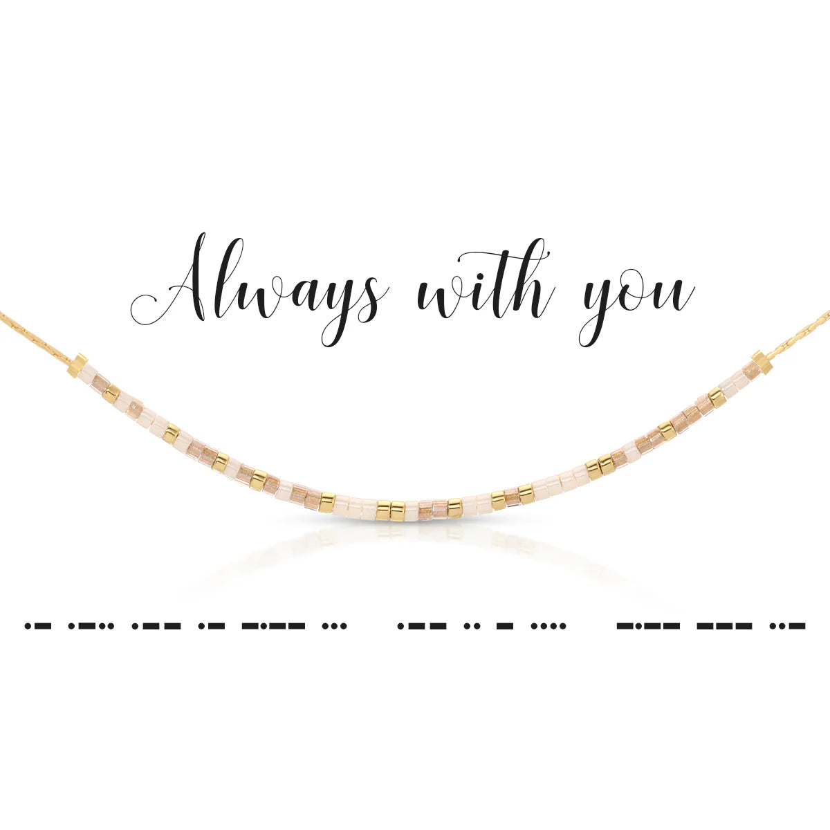 Morse Code Necklace | Always With You
