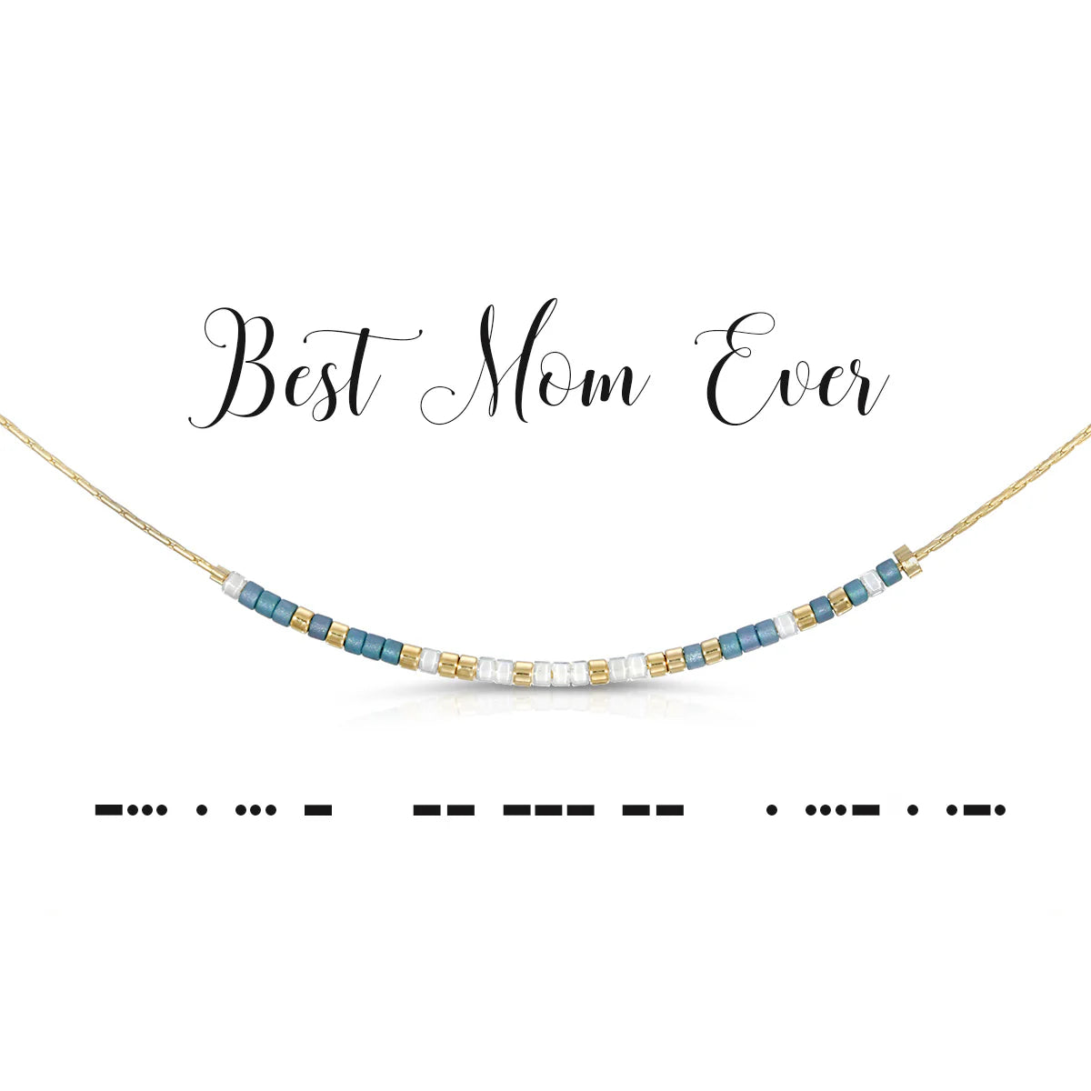 Morse Code Necklace | Best Mom Ever