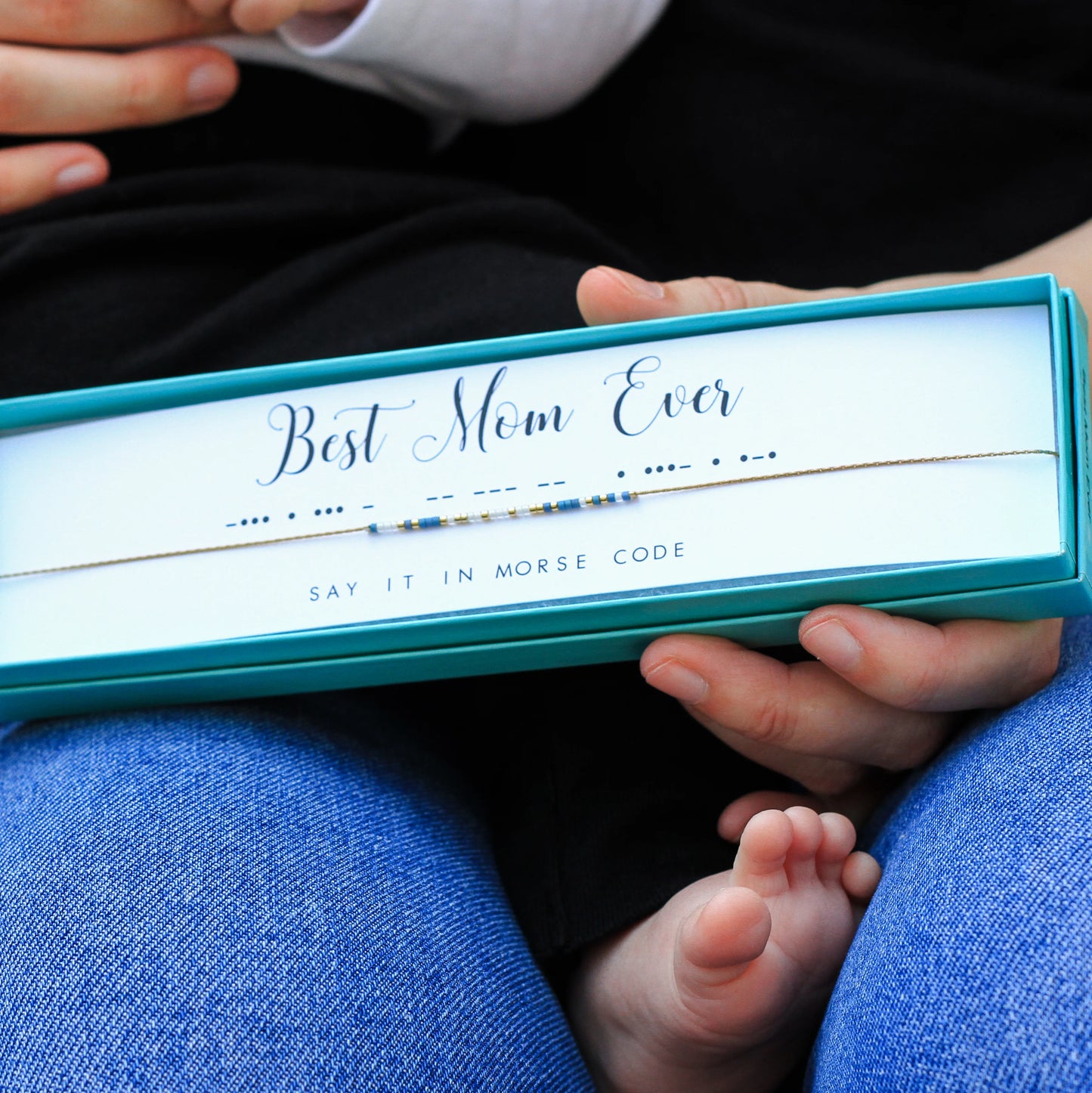 Morse Code Necklace | Best Mom Ever