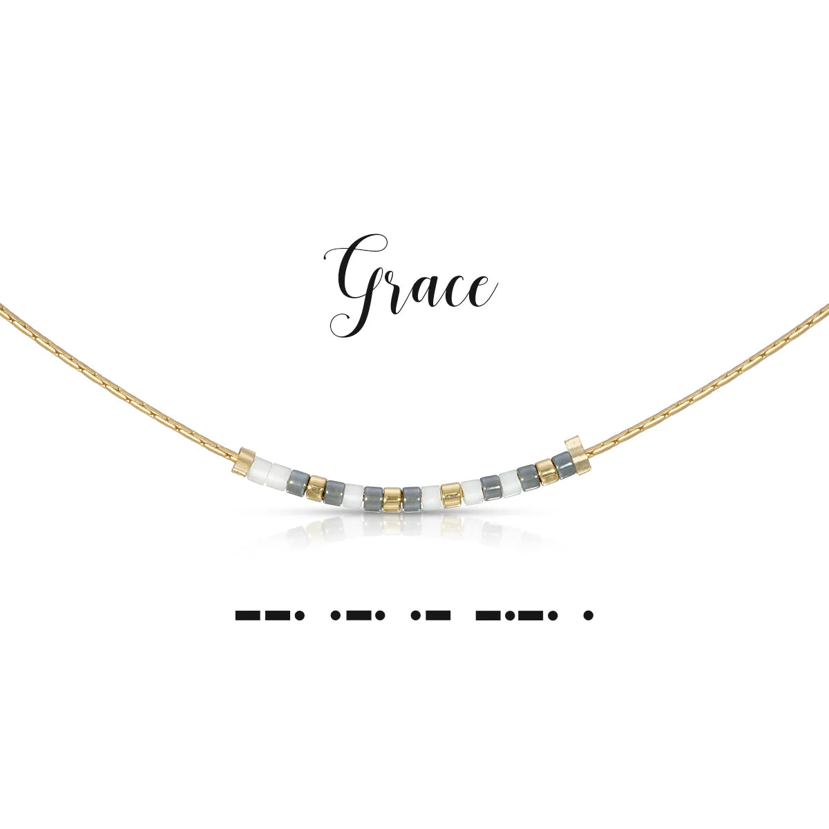 Morse Code Necklace | Grace