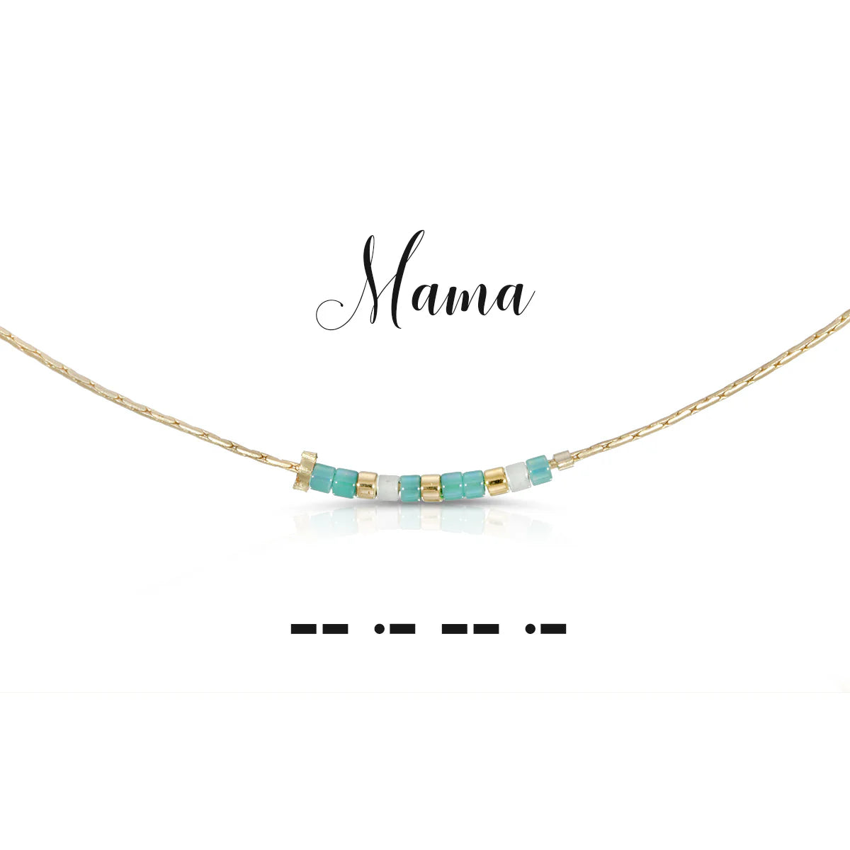 Morse Code Necklace | Mama