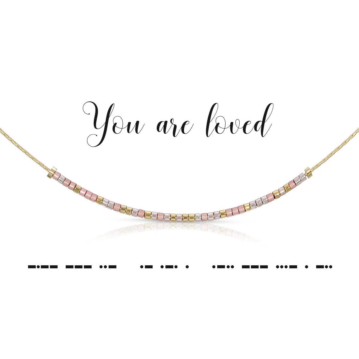 Morse Code Necklace | You Are Loved