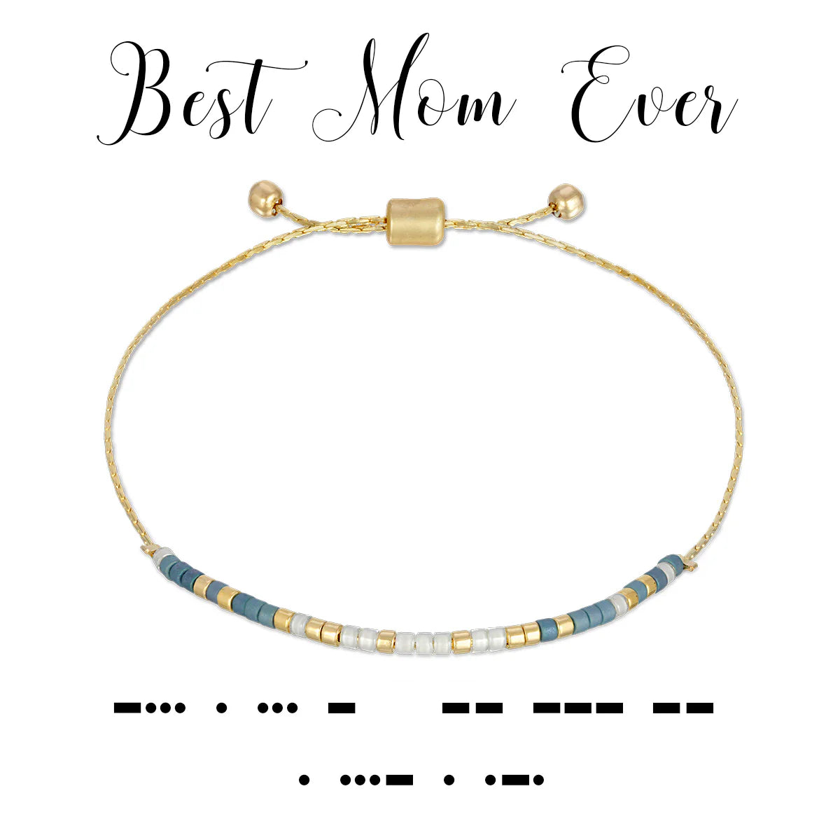 Morse Code Bracelet | Best Mom Ever