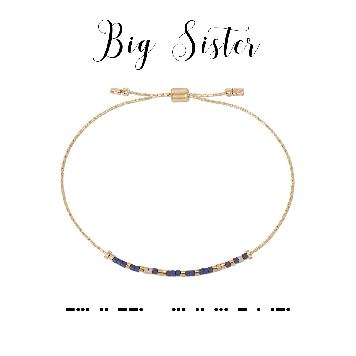 Morse Code Bracelet | Big Sister