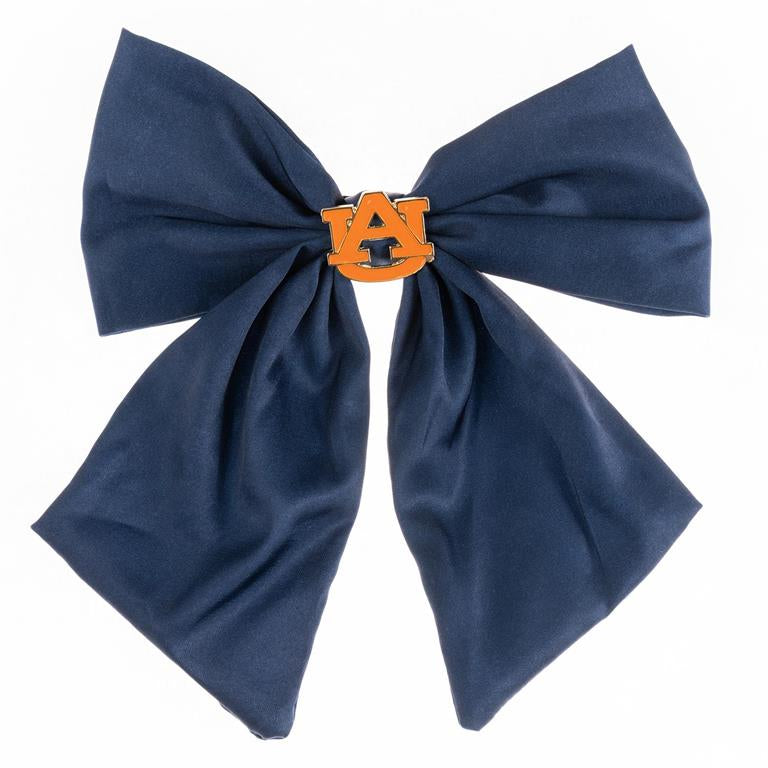 Hair Bow, AU Navy Logo Charm
