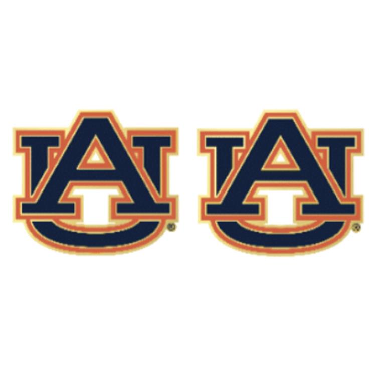 AU Logo Stud Earrings