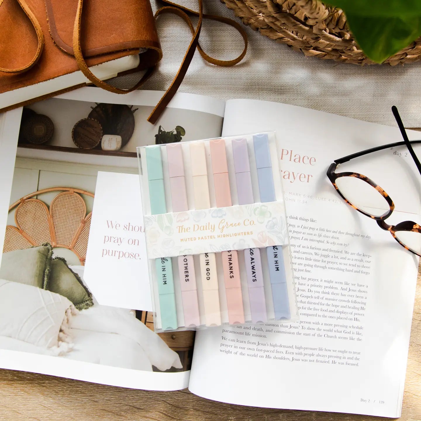 Muted Pastel Highlighter Set of 6