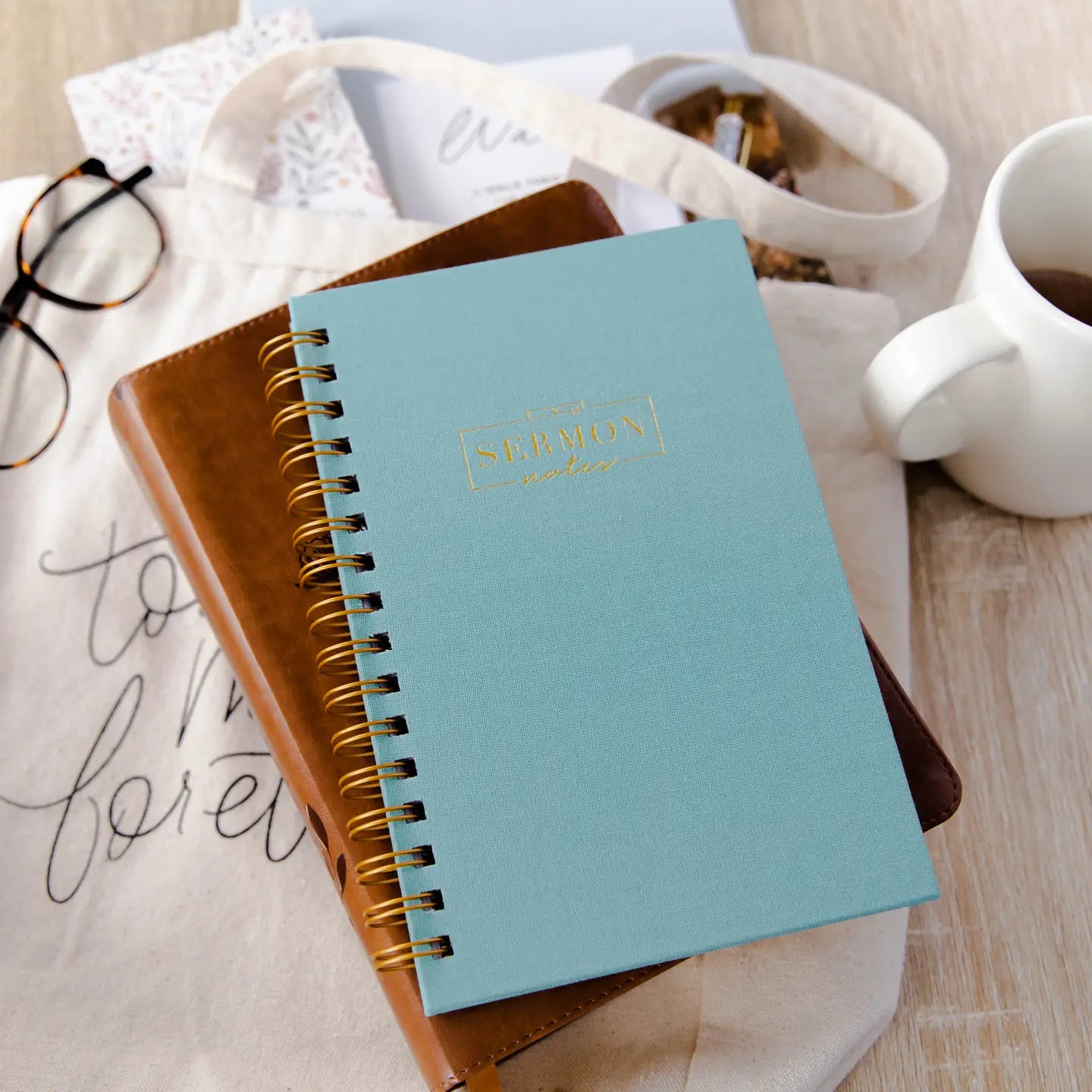Sermon Notes | Teal Spiral Notebook