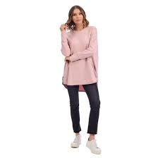Libby Swing Hem Top, Blush