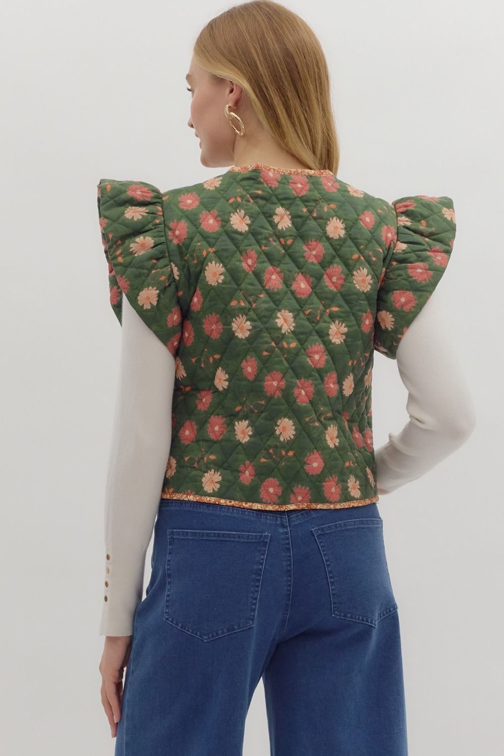 Forest Floral Vest