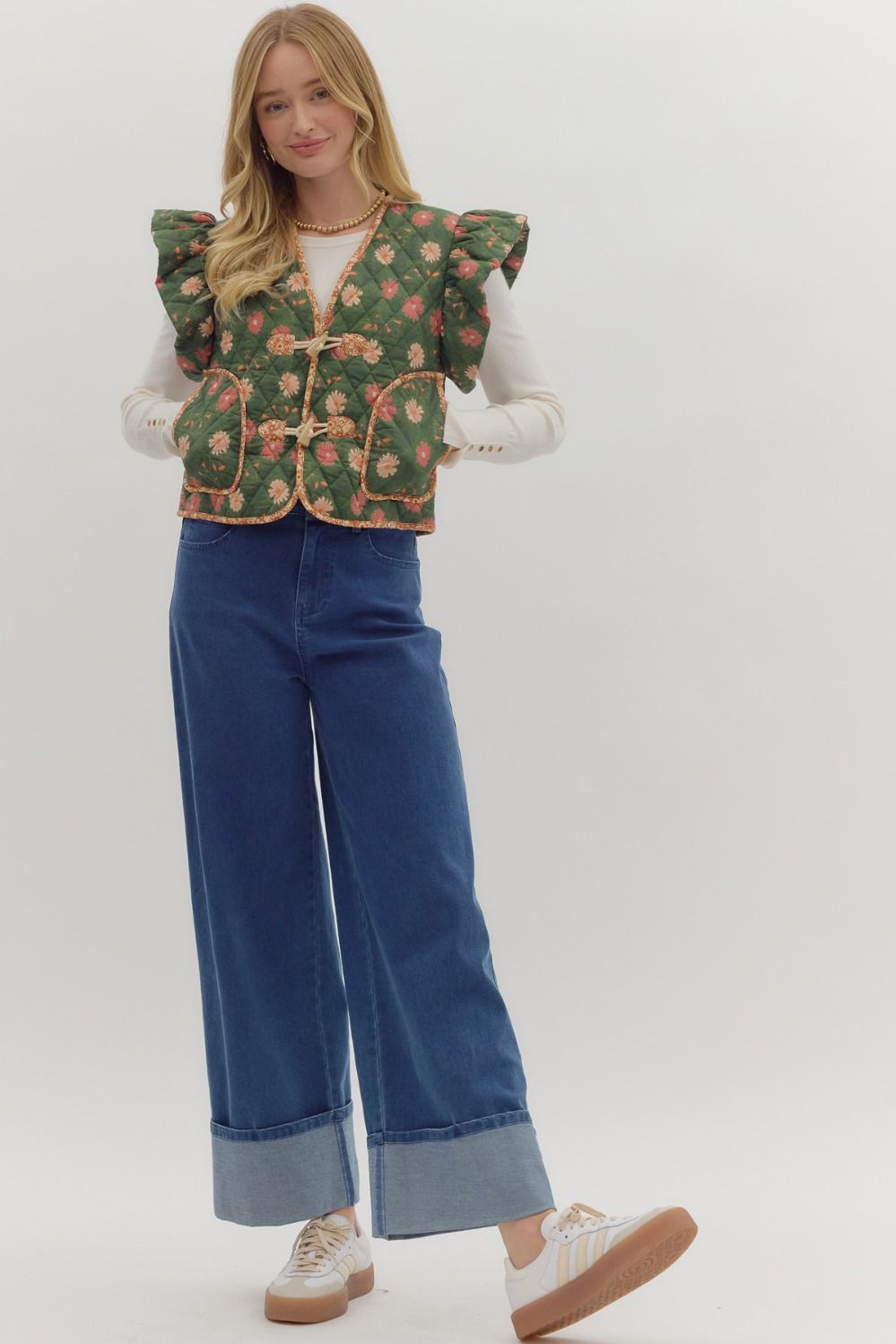 Forest Floral Vest