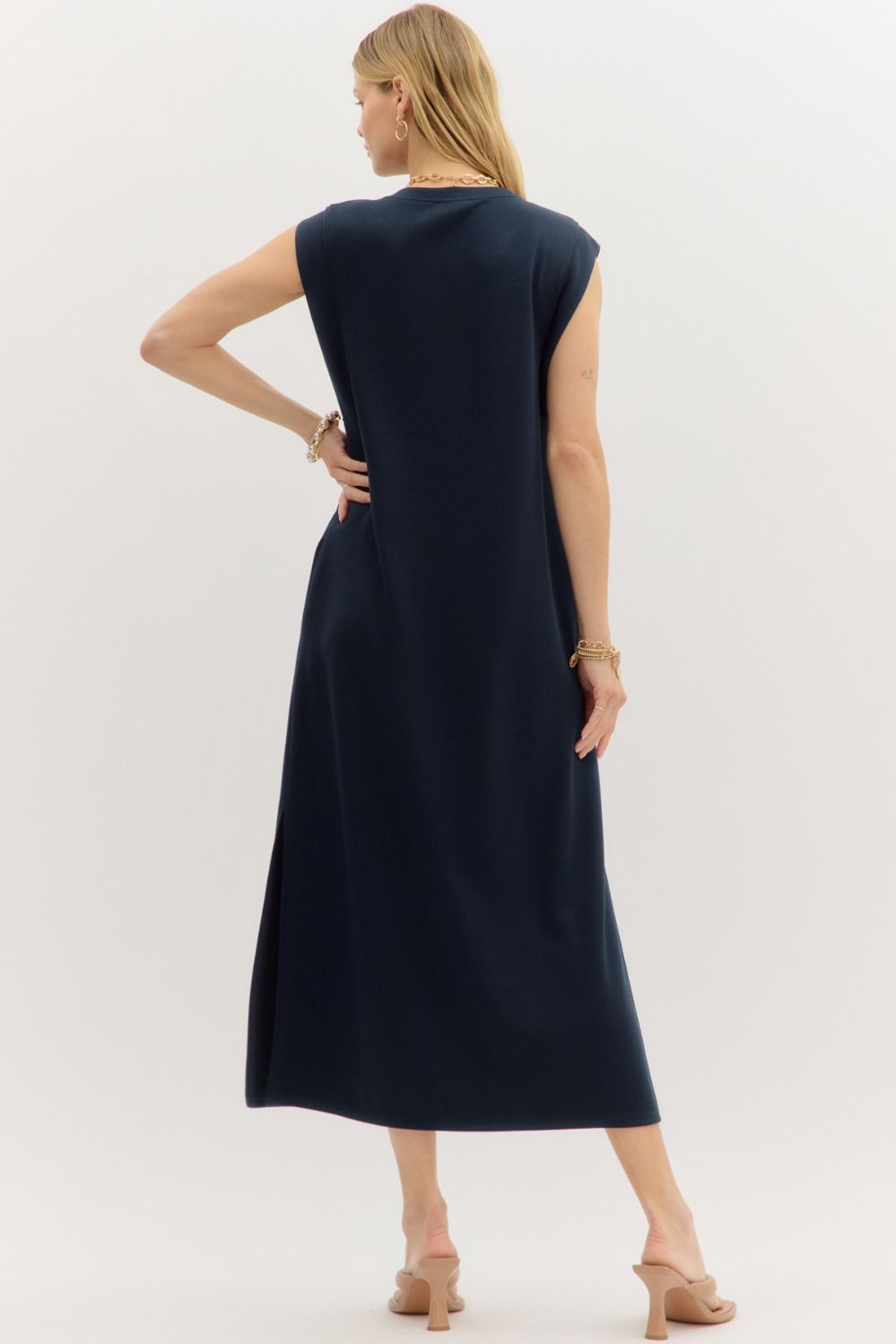 Must Have Jersey Knit Dress, Navy