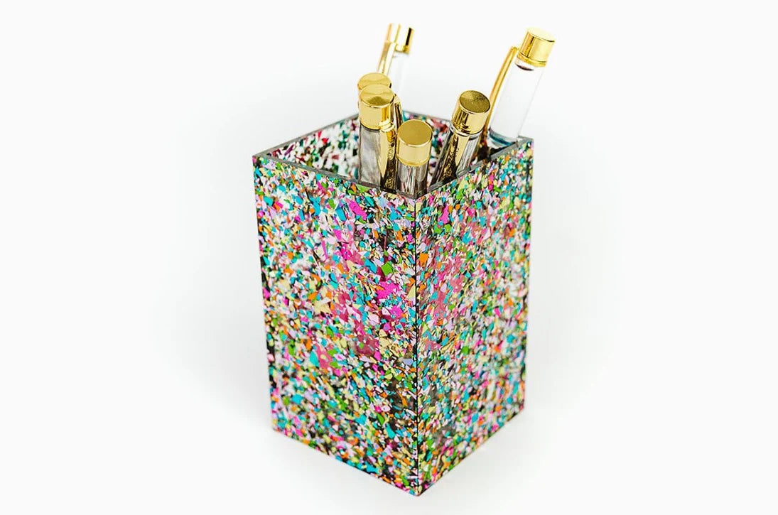 TE Confetti Pen Cup