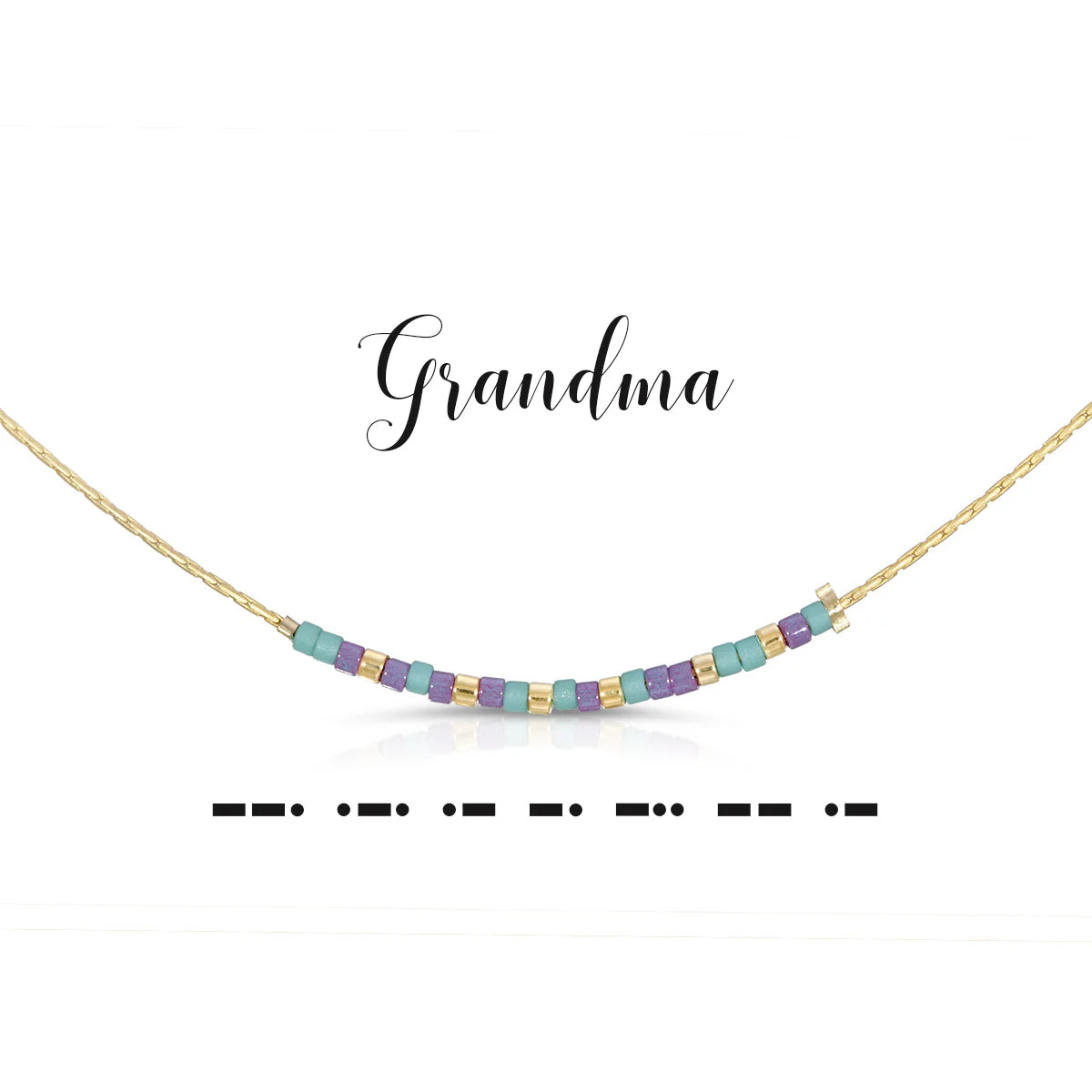 Morse Code Necklace | Grandma