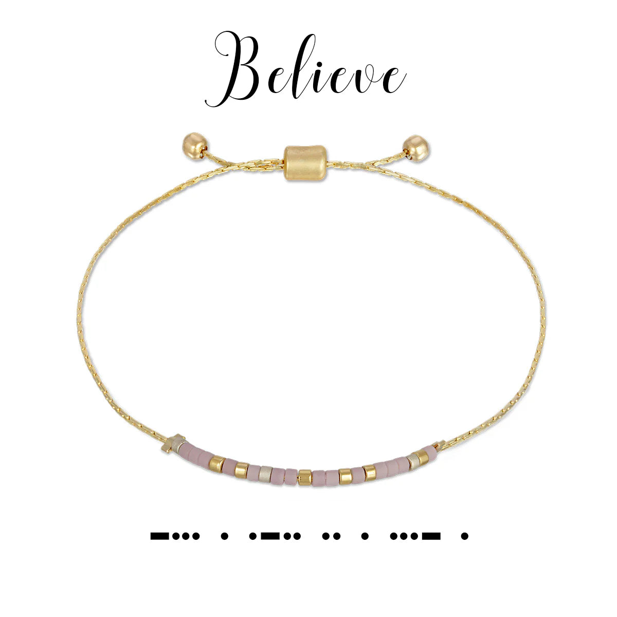 Morse Code Bracelet | Believe