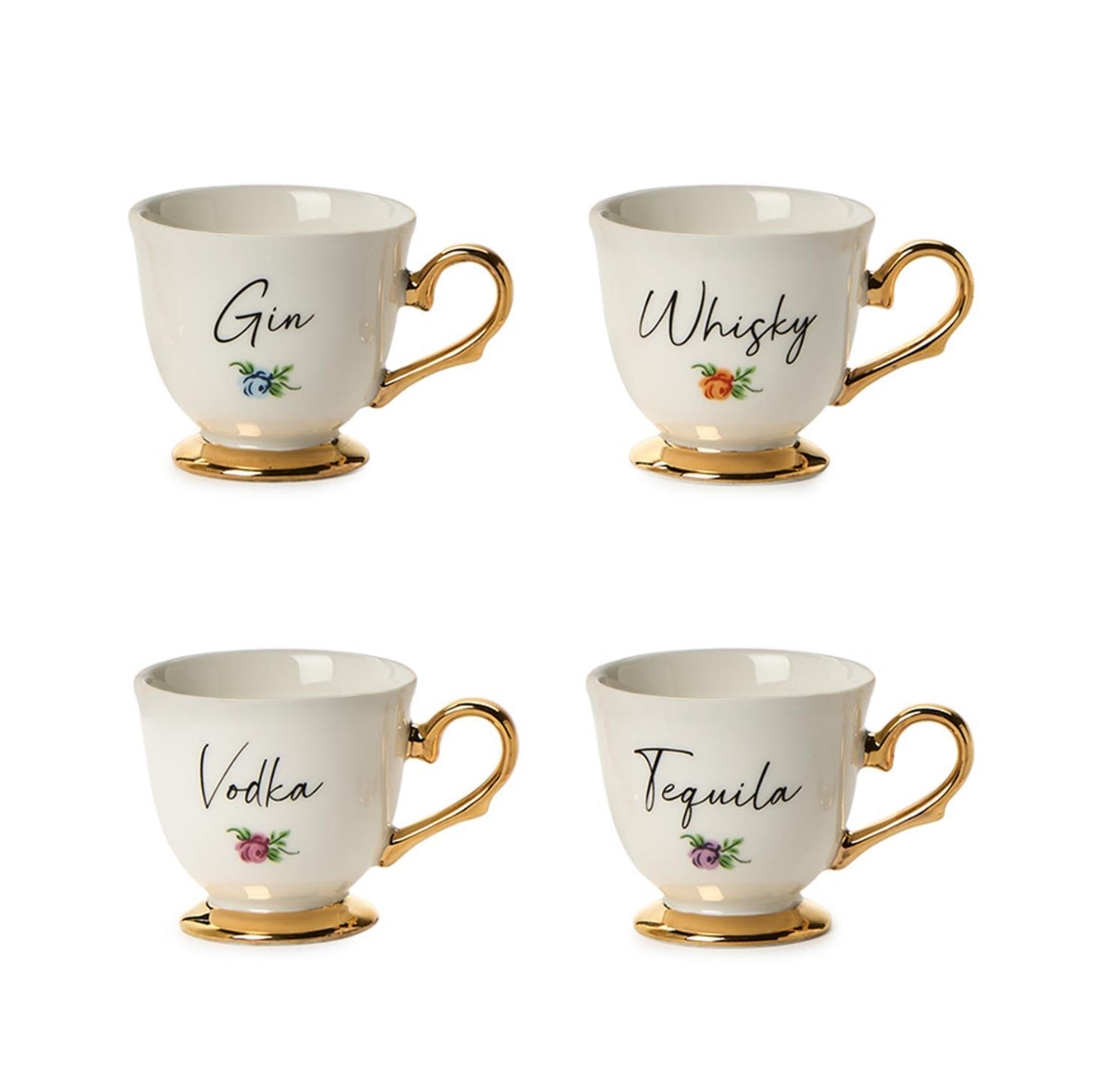 Teacup Shot Glasses Gift Set
