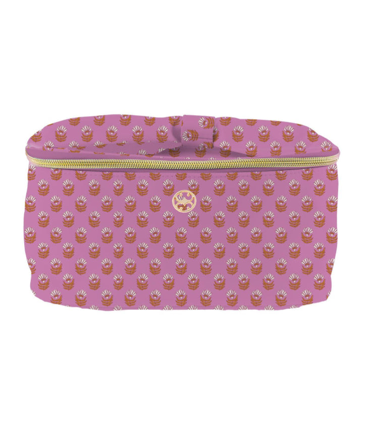 Kiss and Make Up, Pink Floral Block