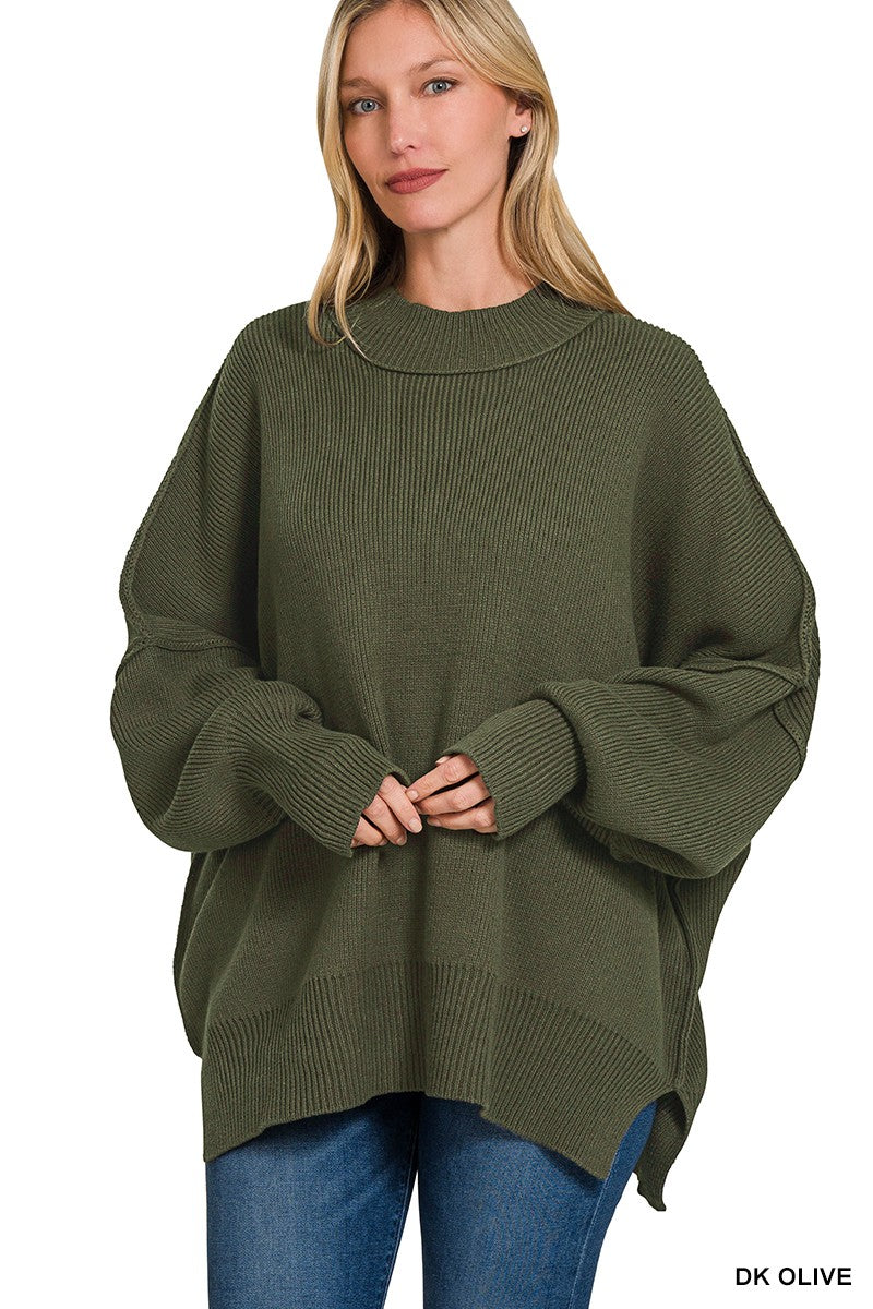 Molly Sweater, Hunter Green