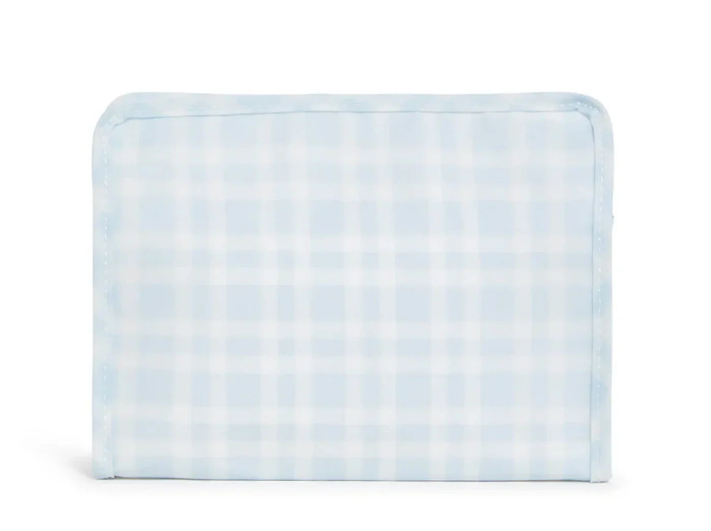 Roadie Medium Zip Pouch, Pimlico Plaid Blue