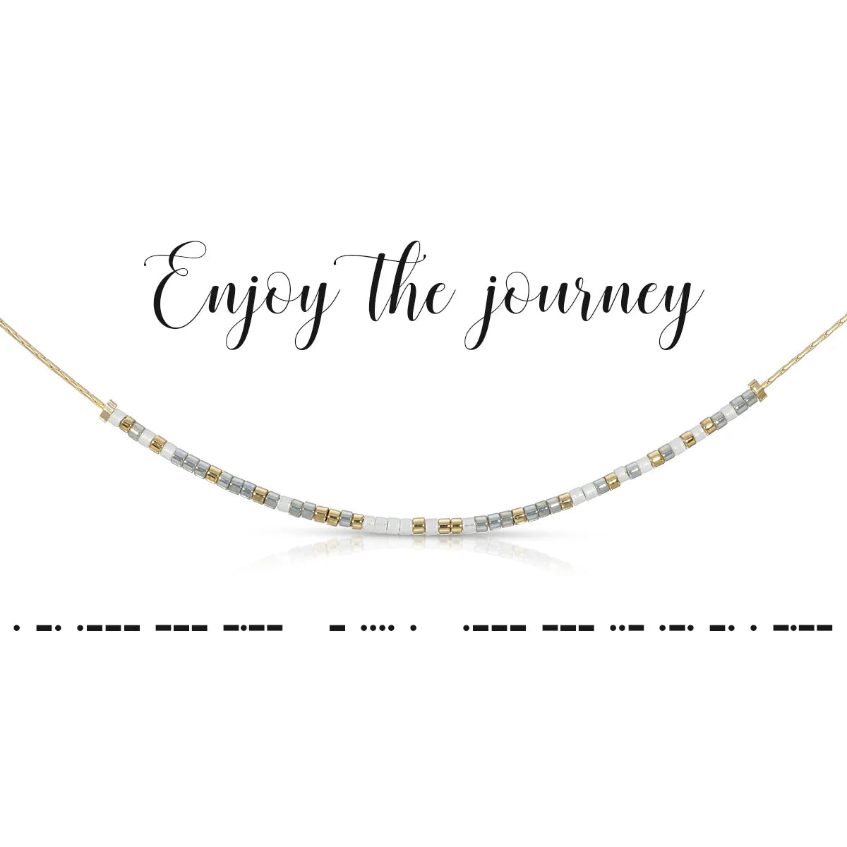 Morse Code Necklace | Enjoy The Journey