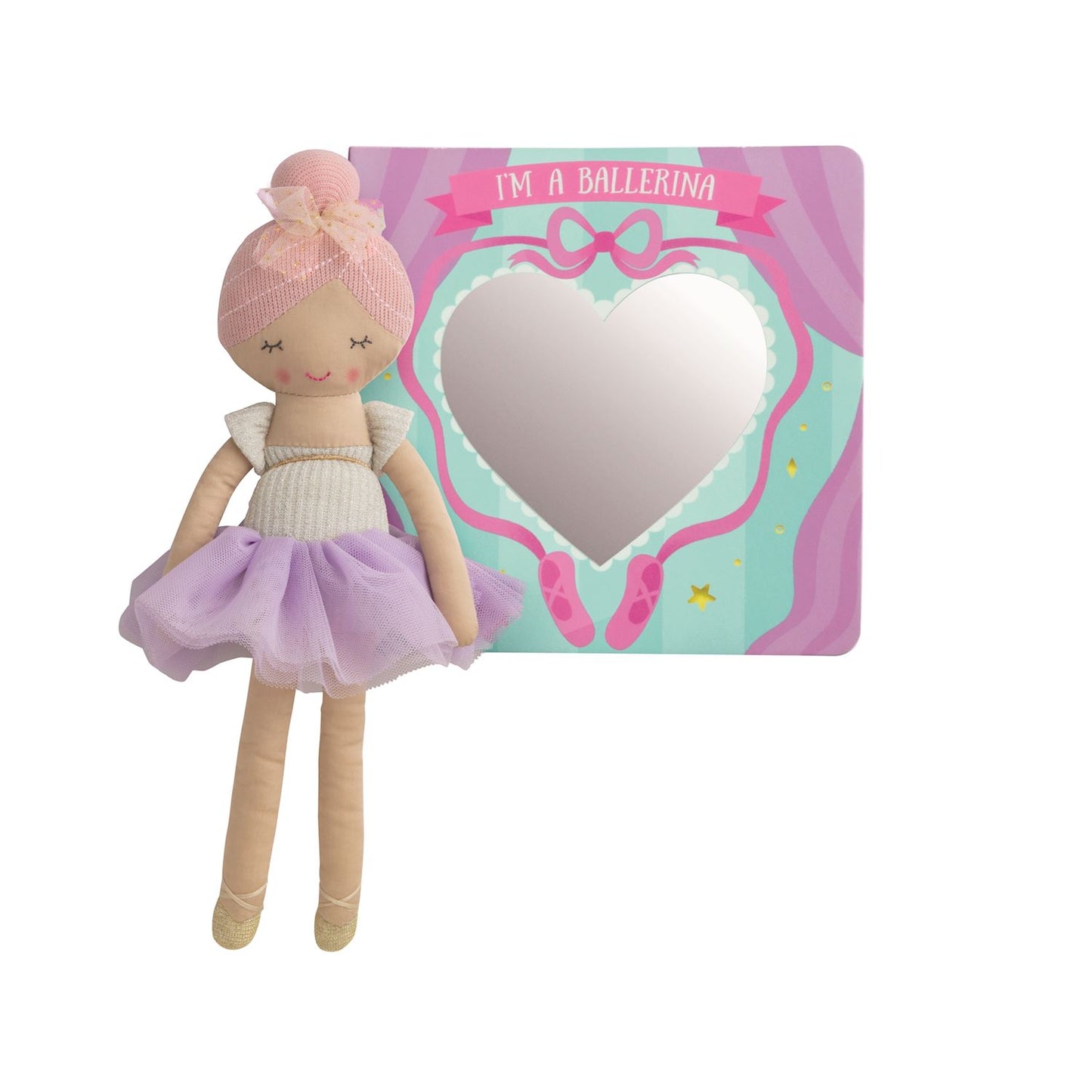 Ballet Book and Pink Doll Set