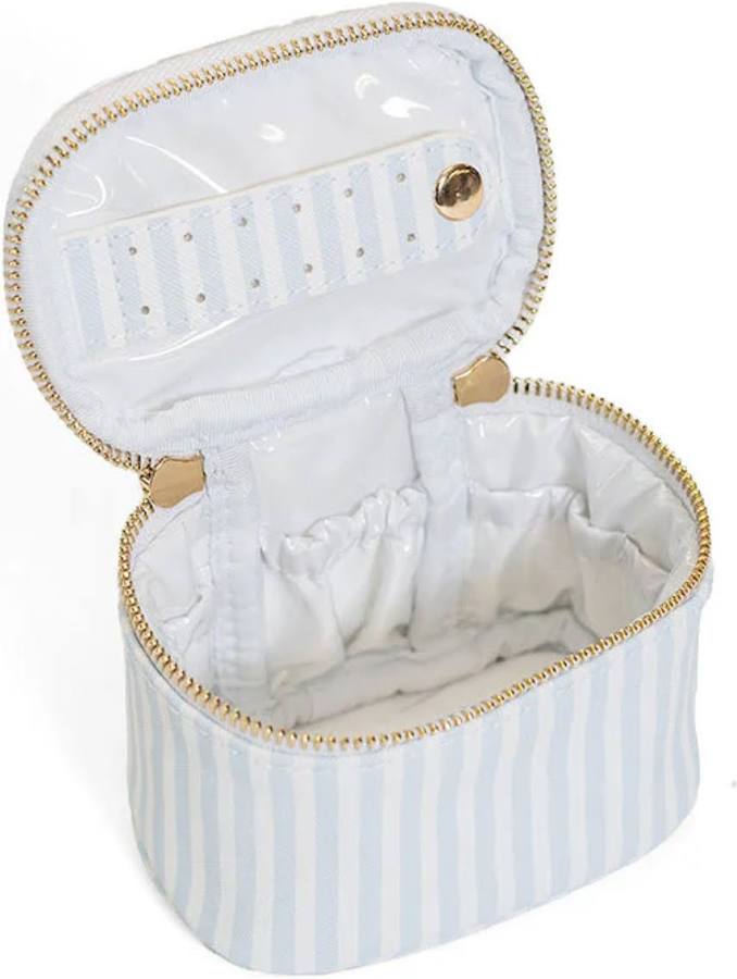 TRVL Design Luxe Jewel Case, Pimlico Stripe Blue