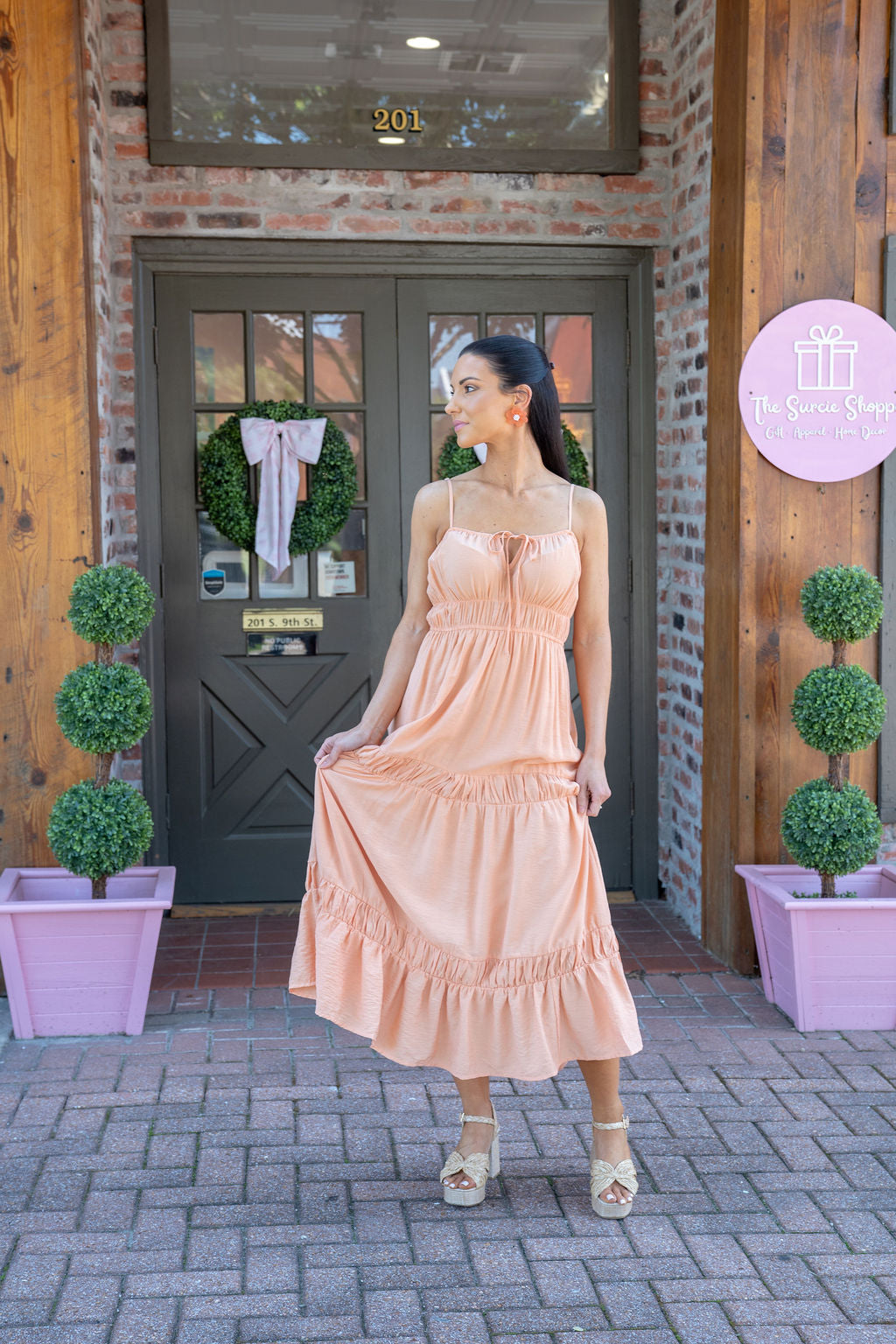 Citrus Crush Midi Dress
