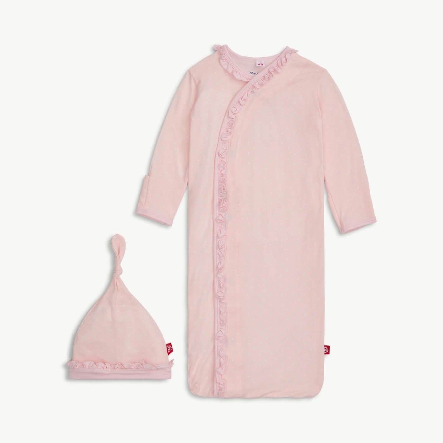 Magnetic Me Gown and Hat, Pin Dot Pink