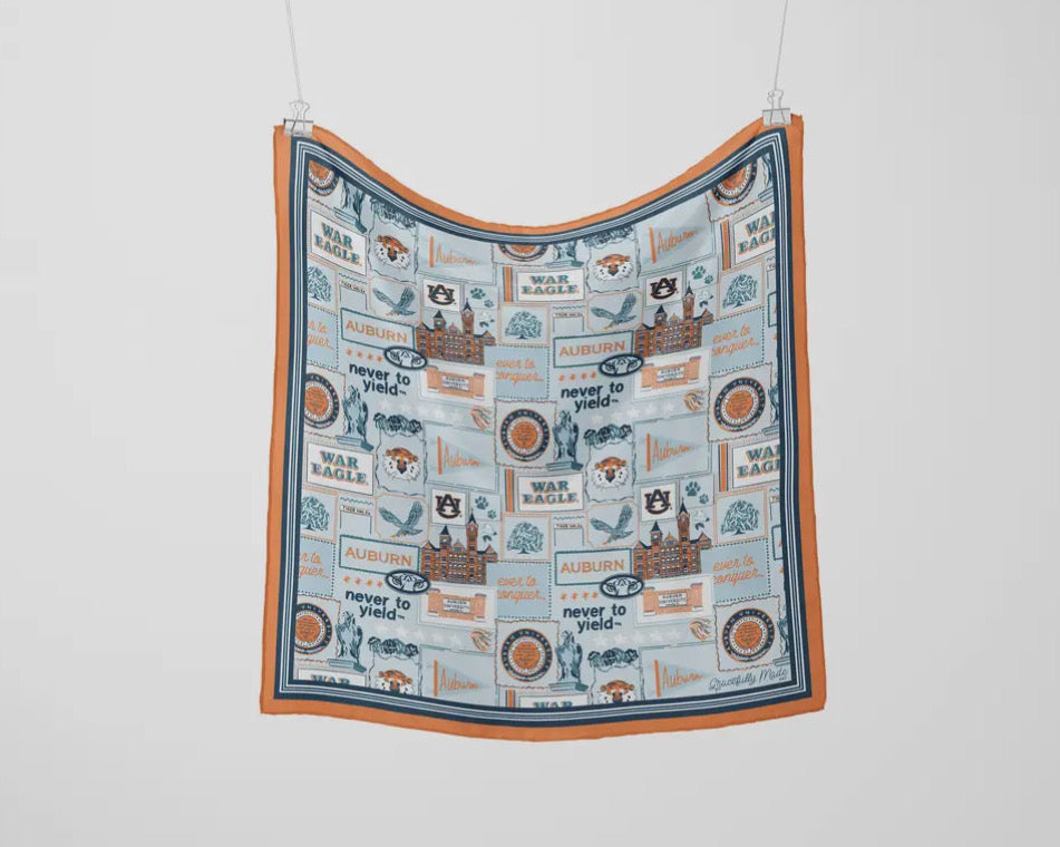 Auburn University Silk Scarf