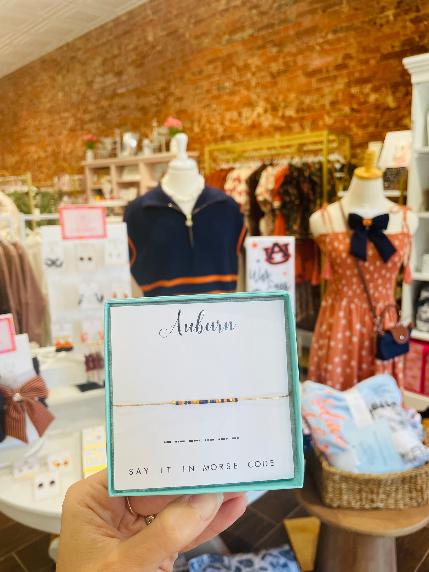 Morse Code Bracelet | Auburn