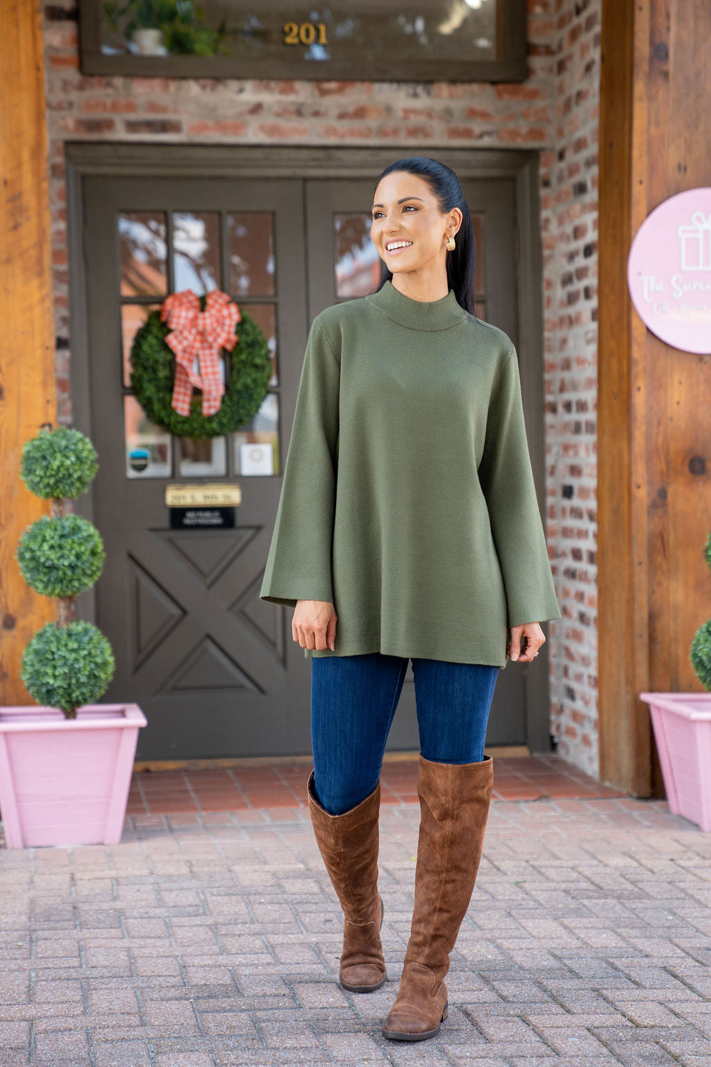 Jackie Sweater, Olive
